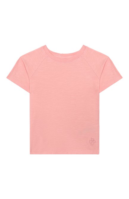 Детский хлопковая футболка BABYBU розового цвета, арт. BI-D1036S235G | Фото 1 (Нос: Не проставлено; Автоматизация состава: Проставлено; Материал внешний: Хлопок)