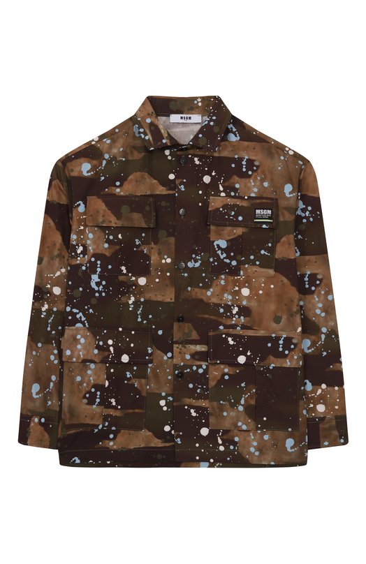 Хлопковая рубашка MSGM kids 13600₽