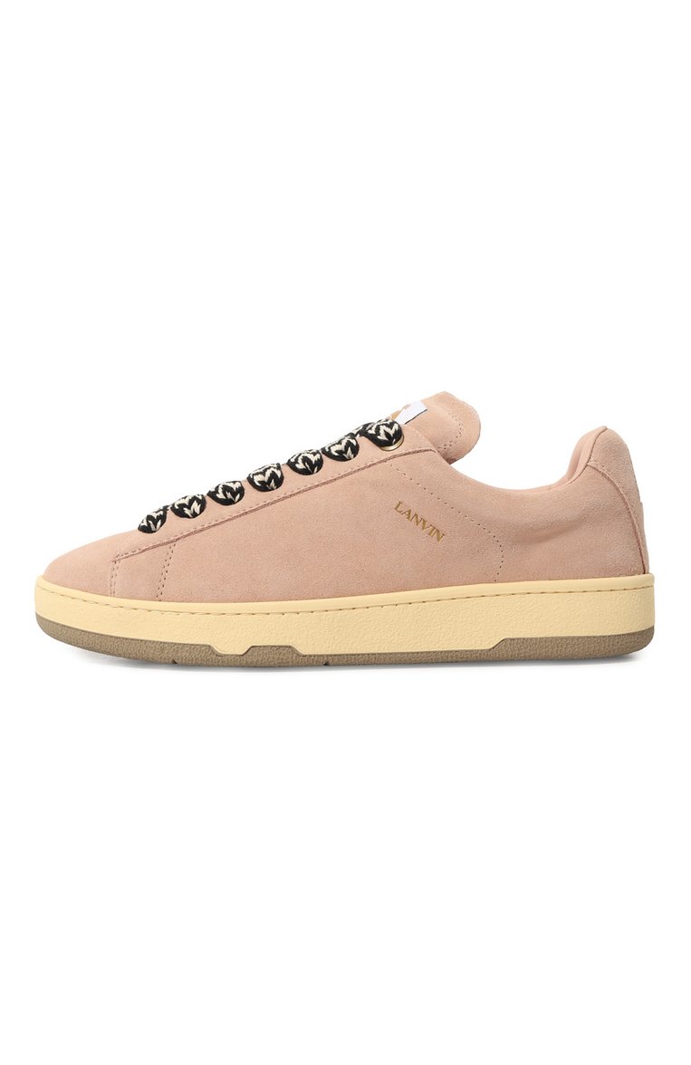 Замшевые кеды curb lite LANVIN, арт. FM-SKDK0B-VESU, фото 1