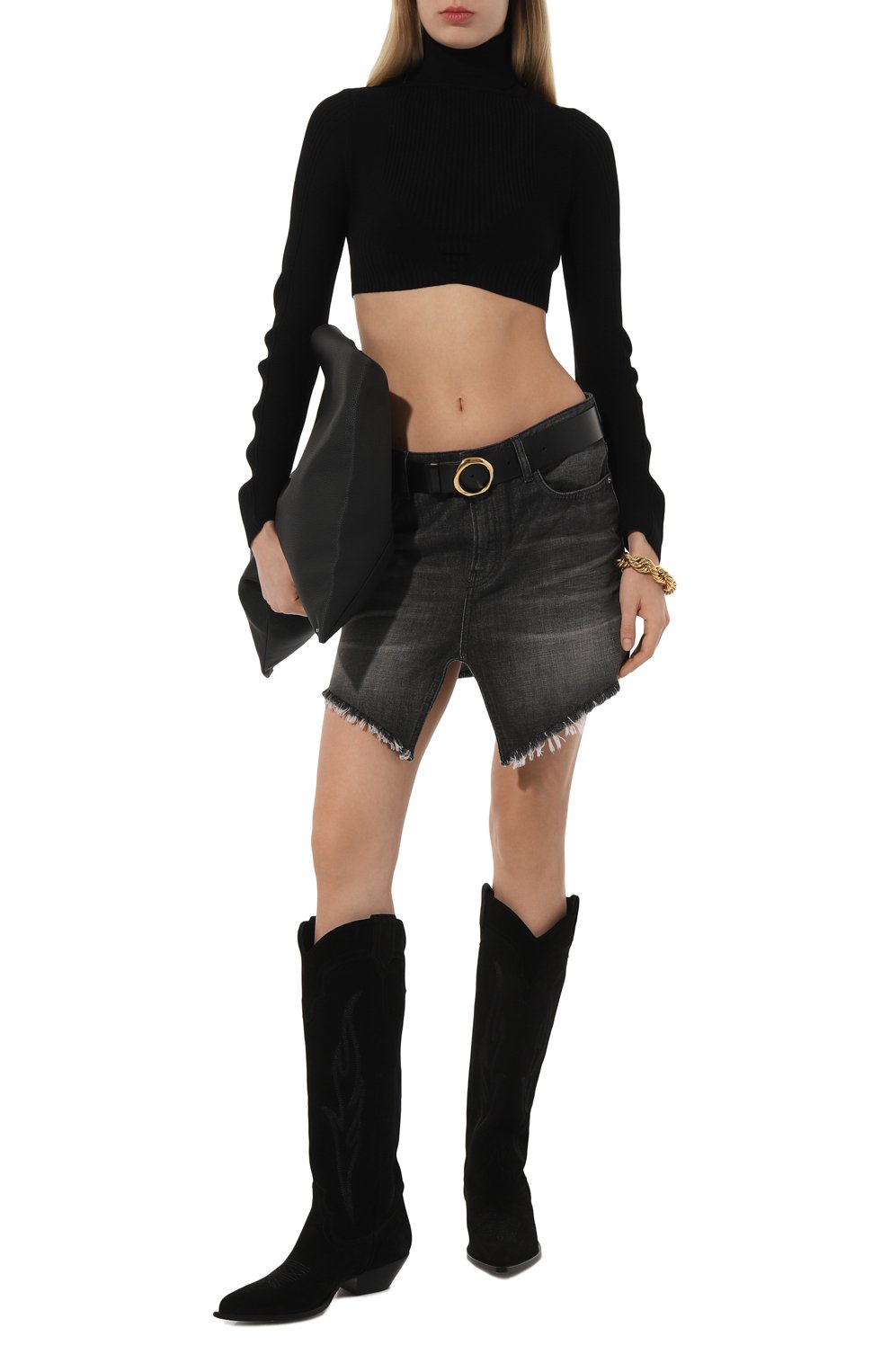 Джинсовая юбка BALENCIAGA, арт. 704541/TXE06, фото 2