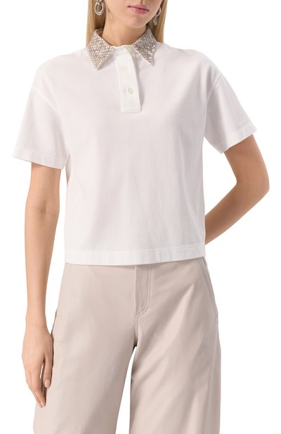 Хлопковое поло BRUNELLO CUCINELLI, арт. M0T63HH505, фото 3