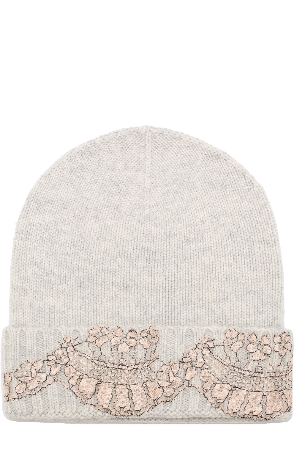 Кашемировая шапка бини с кружевной отделкой VINTAGE SHADES, арт. 13157A, фото 1