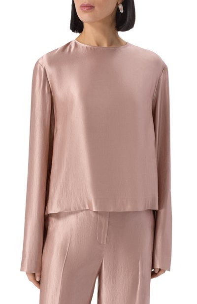 Блузка изо льна и шелка LOULOU DE SAISON, арт. NIN0, фото 3