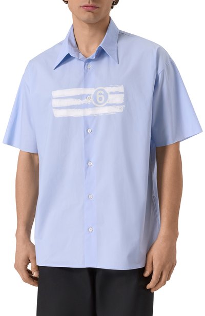 Хлопковая рубашка MM6, арт. SH2DR0004/M35256, фото 3