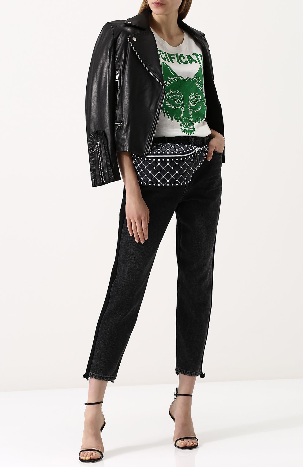 Хлопковая футболка свободного кроя с принтом GUCCI, арт. 492347/X3L33, фото 2