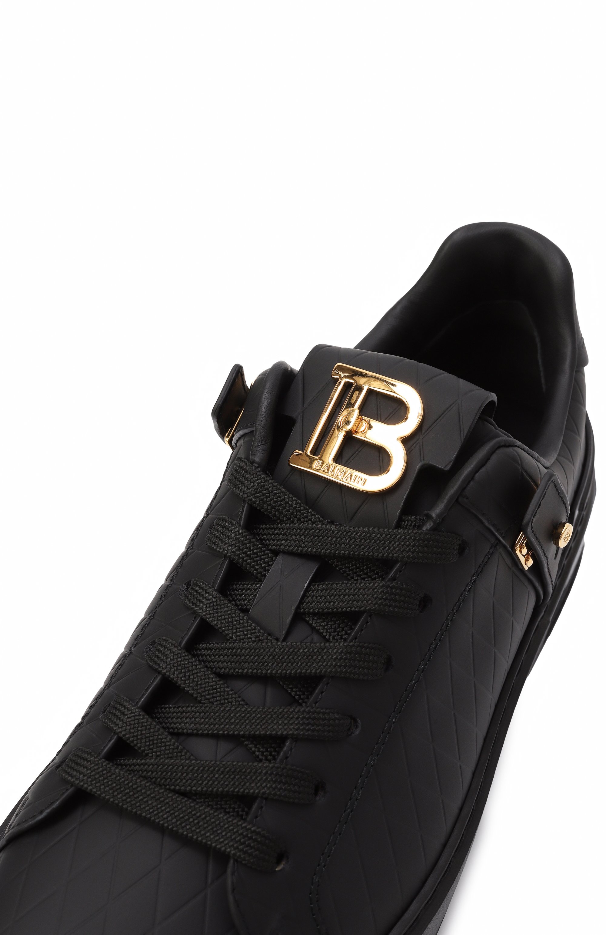 Кожаные кеды b-court b-buzz BALMAIN, арт. EN1VI738/LCGD, фото 7