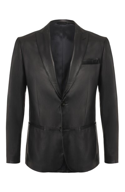 Кожаный пиджак GIORGIO ARMANI, арт. 4SG04P/4SP26, фото 1