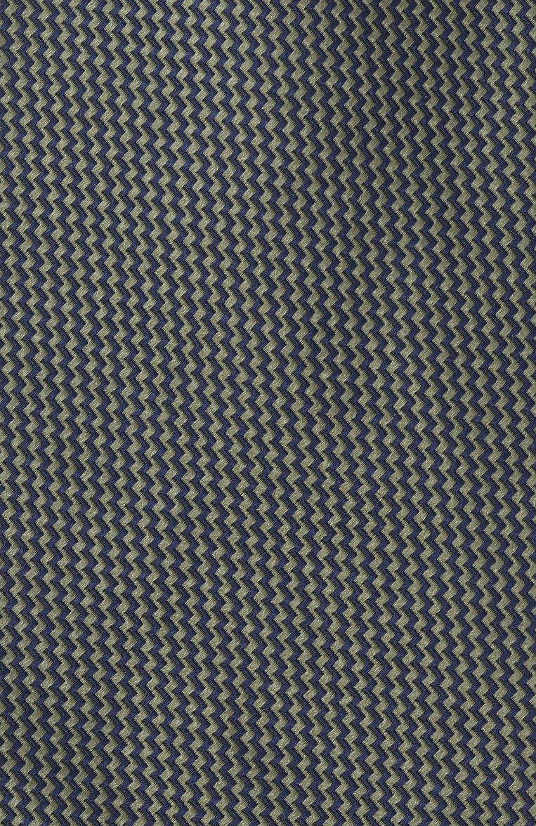 Мужской галстук из шелка и хлопка KITON хаки цвета, арт. UCRVKLC03L2104 | Фото 4 (Материал: Шелк, Текстиль; Нос: Не проставлено; Автоматизация состава: Проставлено; Принт: С принтом)