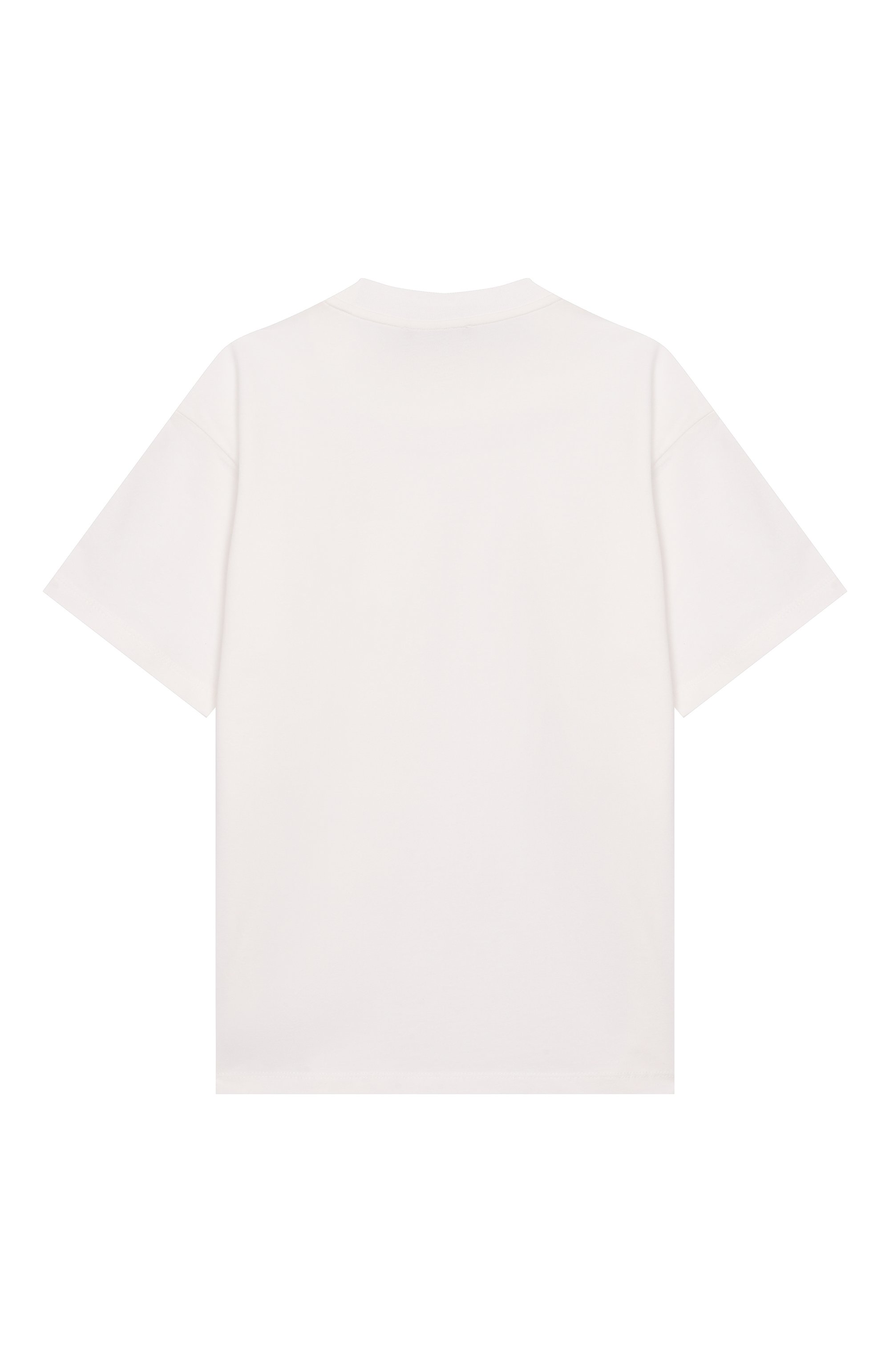 Хлопковая футболка EMPORIO ARMANI молочного цвета по цене 9380 руб., арт. EB001318/AF21808, фото 2 Хлопковая футболка EMPORIO ARMANI, арт. EB001318/AF21808, фото 2