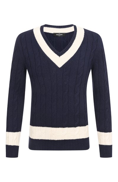 Мужской хлопковый пуловер GRAN SASSO, арт. 23154/17403