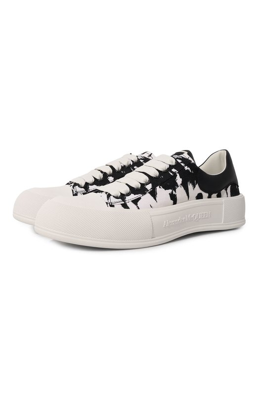 фото Текстильные кеды deck plimsoll alexander mcqueen