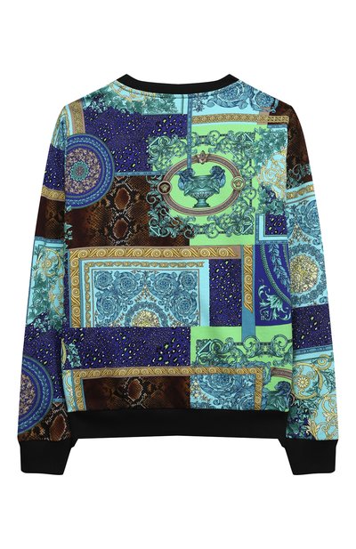 Хлопковый свитшот VERSACE, арт. 1000132/1A00277/8A-14A, фото 2