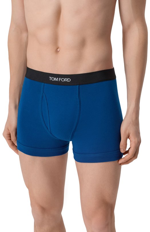 Хлопковые боксеры Tom Ford T4LC3/104 Синий  T4LC3/104 Фото 2