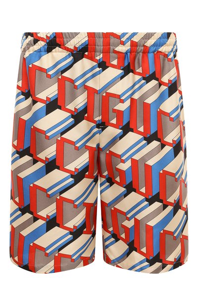 Мужские шелковые шорты GUCCI, арт. 742781/ZAPEI