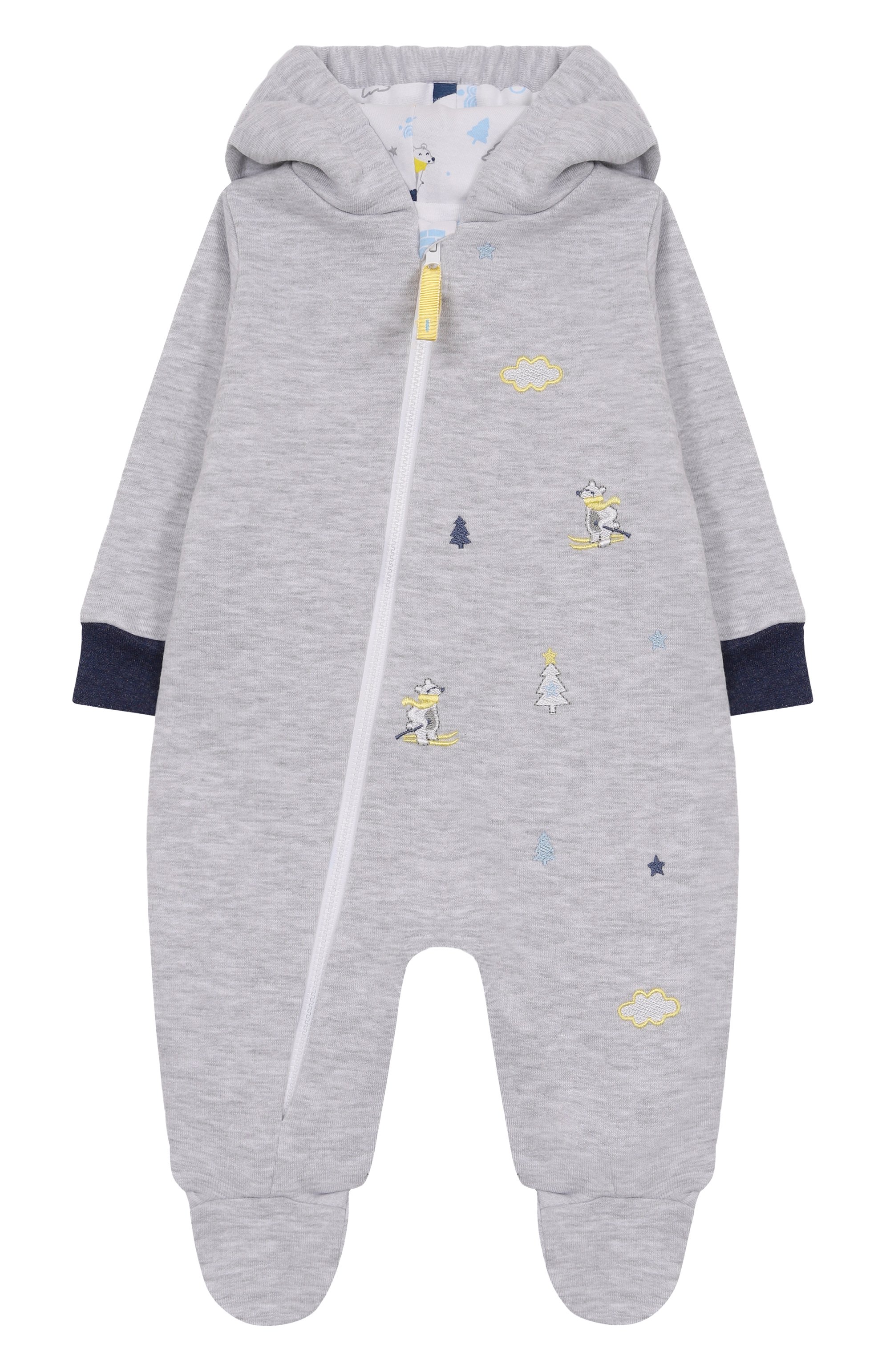 Хлопковый комбинезон мишка на севере CHEPE, арт. 371633, фото 1