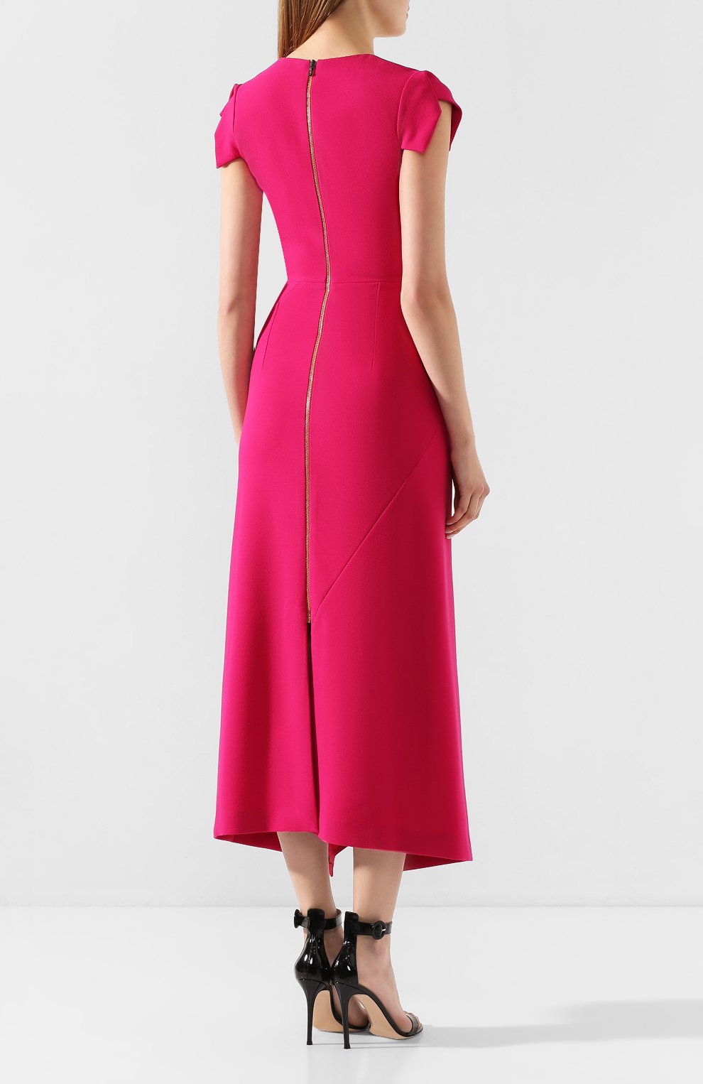 Платье ROLAND MOURET фуксия цвета по цене 129000 руб., арт. PS20/S0840/F2196, фото 4 Платье ROLAND MOURET, арт. PS20/S0840/F2196, фото 4