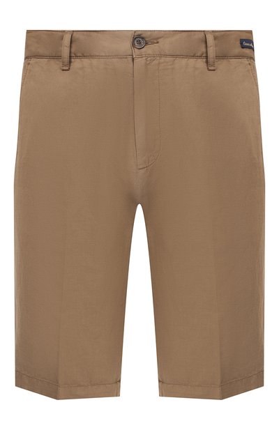 Шорты из смеси хлопка и льна PAUL&SHARK, арт. E19P4142, фото 1