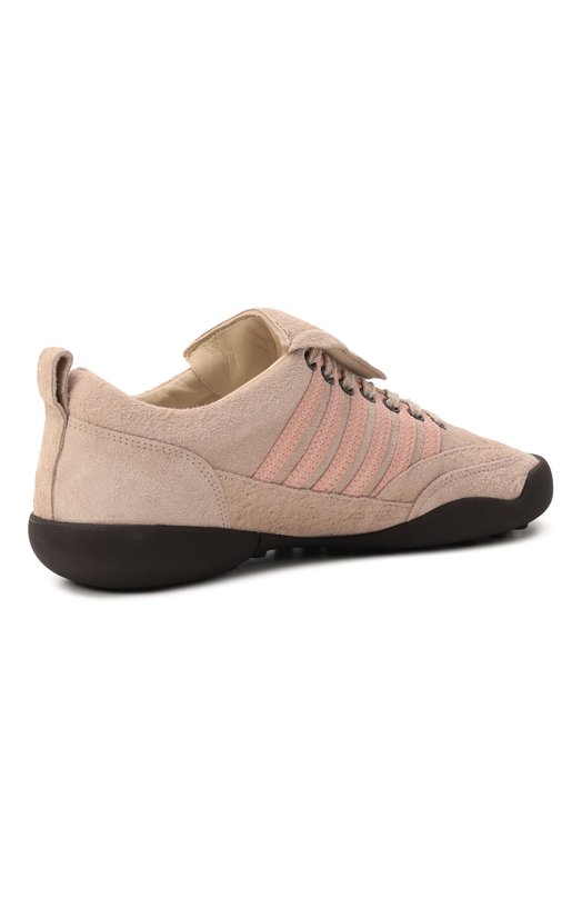 Замшевые кроссовки Soccer Dsquared2 SNW0304/I1602625 Бежевый  SNW0304/I1602625 Фото 5