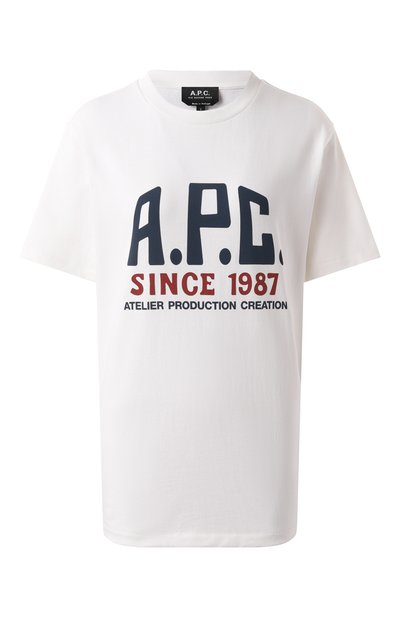 Женская хлопковая футболка A.P.C., арт. C0HBU-M26442