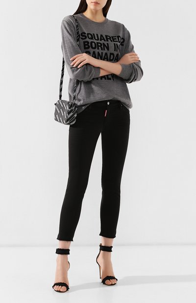 Джинсы DSQUARED2 черного цвета по цене 39150 руб., арт. S75LB0208/S44531, фото 2 Джинсы DSQUARED2, арт. S75LB0208/S44531, фото 2