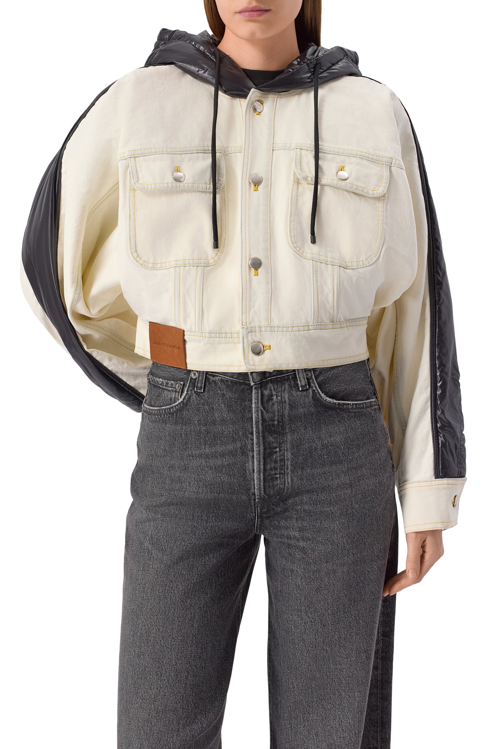 Комбинированная куртка moncler x alicia keys MONCLER GENIUS, арт. 1A00004/M2953, фото 3