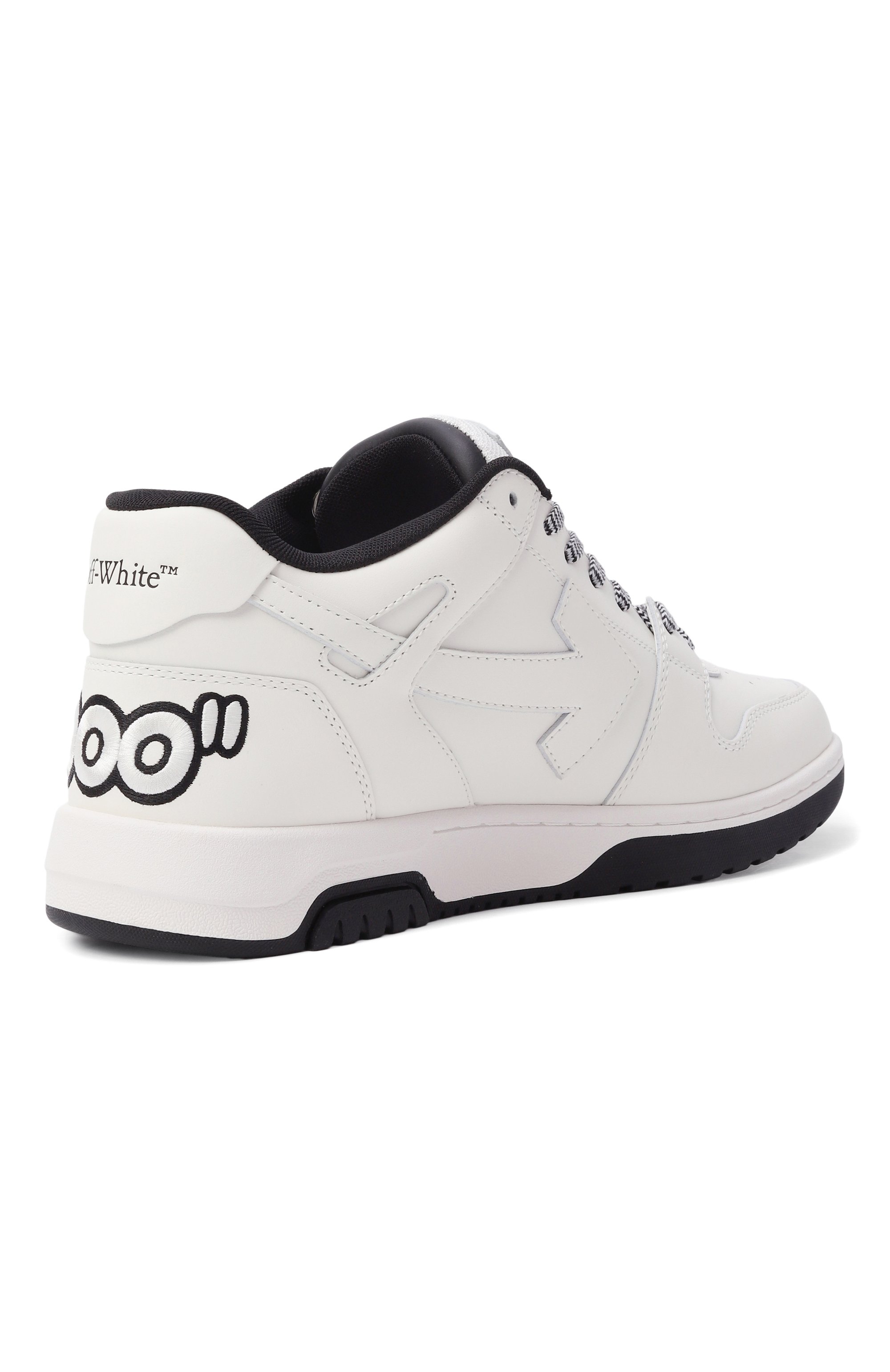 Кожаные кеды out of office OFF-WHITE, арт. 0MIA189F25LEA006, фото 5