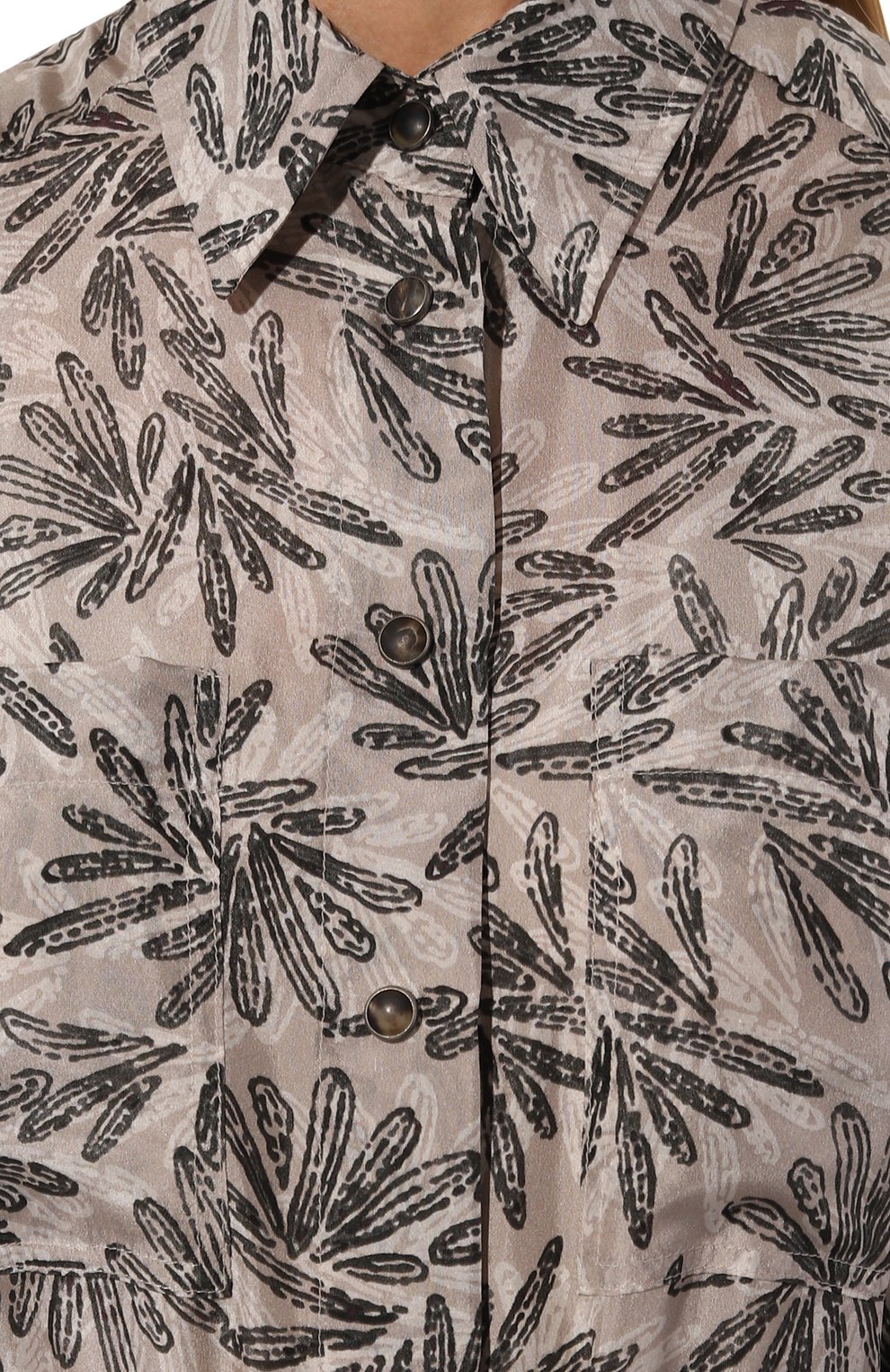 Шелковое платье BRUNELLO CUCINELLI, арт. MP913AFE12, фото 5