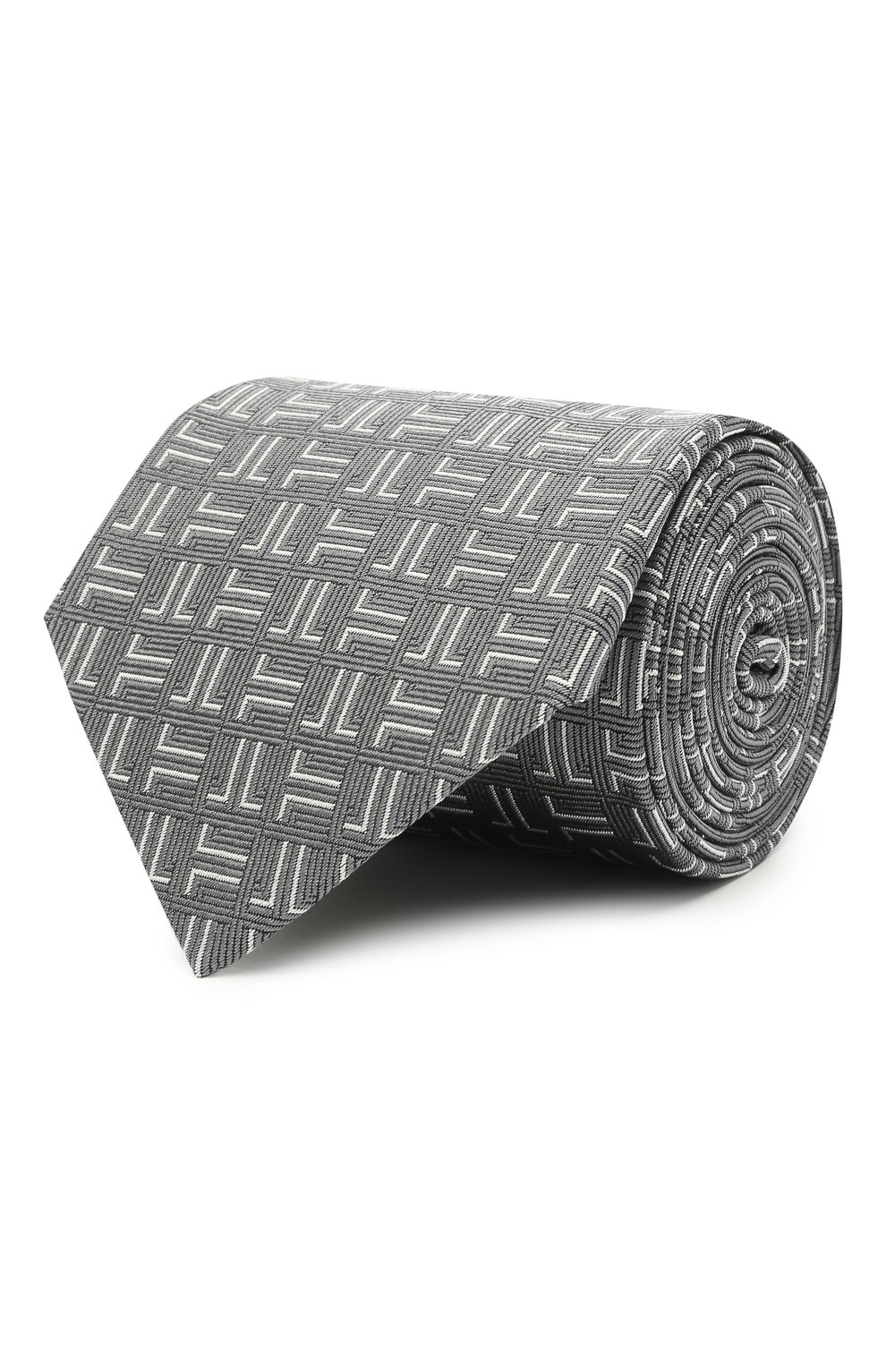 Шелковый галстук LANVIN серого цвета по цене 12600 руб., арт. 2059/TIE, фото 1 Шелковый галстук LANVIN, арт. 2059/TIE, фото 1