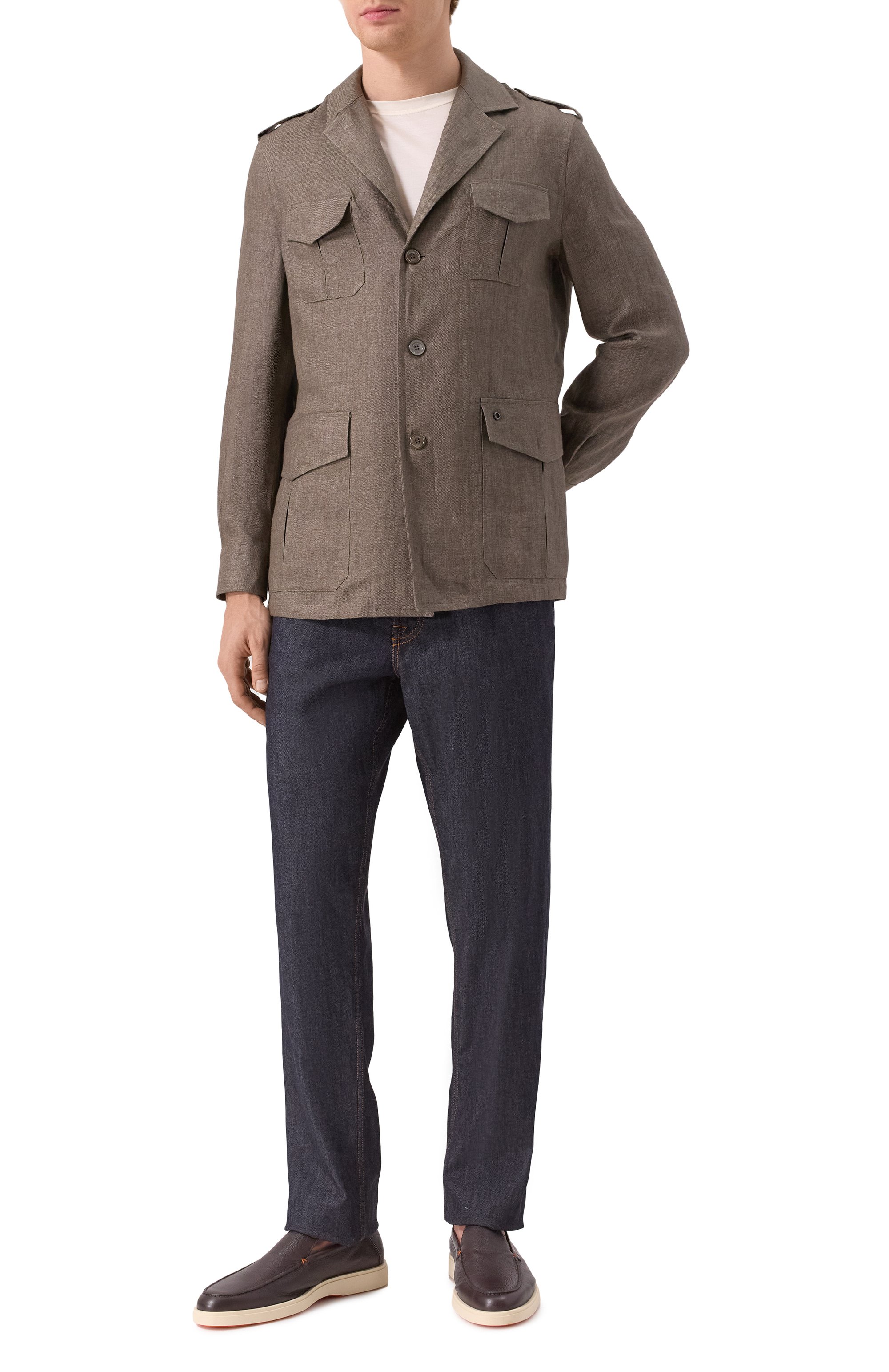 Льняная куртка STEFANO RICCI, арт. SP007710/BN2930, фото 2