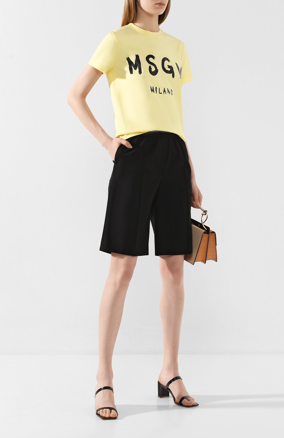 Хлопковая футболка MSGM, арт. 2842MDM160 207498, фото 2