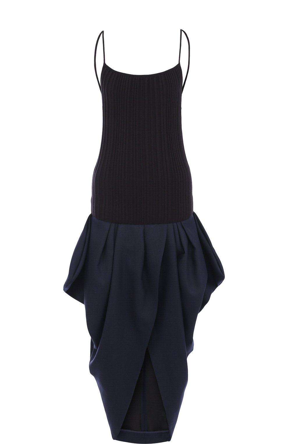Однотонное хлопковое платье с открытой спиной JACQUEMUS, арт. 181DR16, фото 1