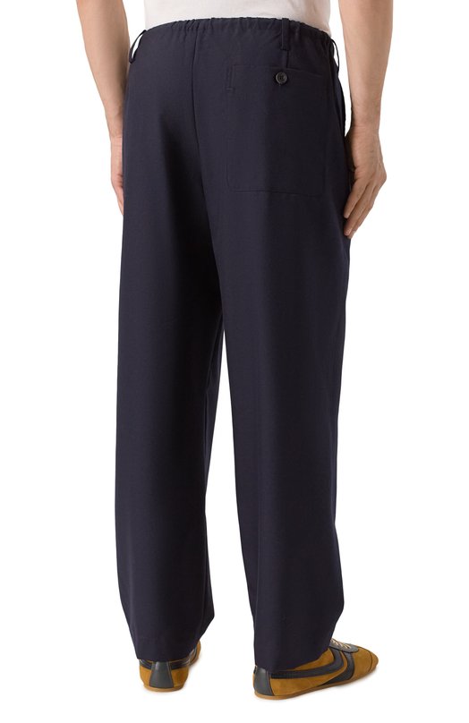 Шерстяные брюки Dries Van Noten 020976-2310-509 Синий  020976-2310-509 Фото 4