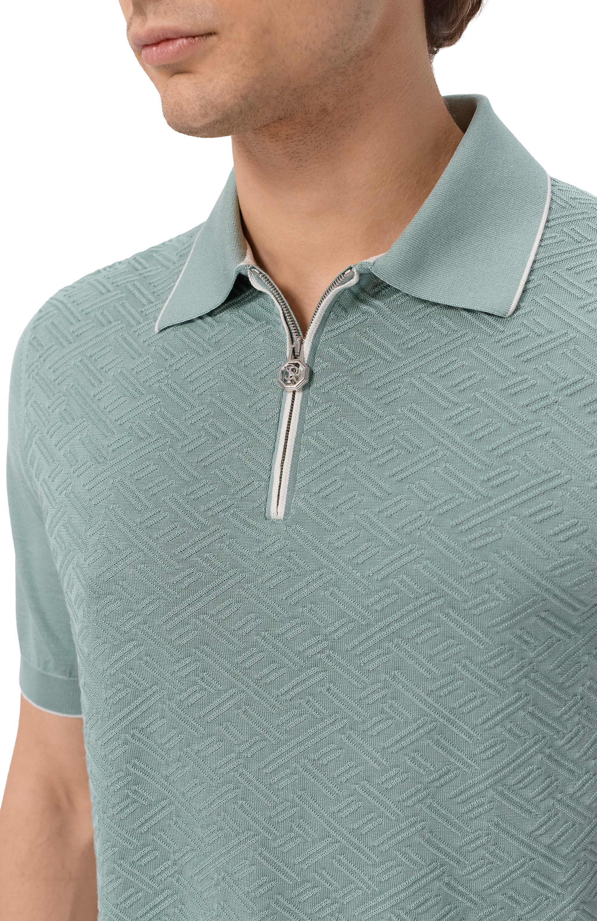 Шелковое поло STEFANO RICCI, арт. K616452P31/F26117, фото 5