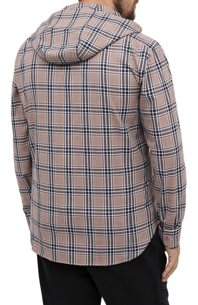 Хлопковая рубашка KITON, арт. UMCMARH0748711/45-50, фото 4