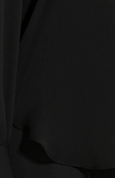 Шелковая блуза с воротником аскот BRUNELLO CUCINELLI, арт. MA985Q1102, фото 5