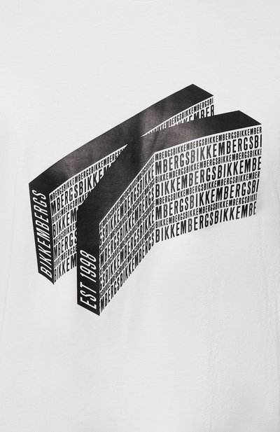 Хлопковая футболка DIRK BIKKEMBERGS, арт. PBMT0248, фото 5