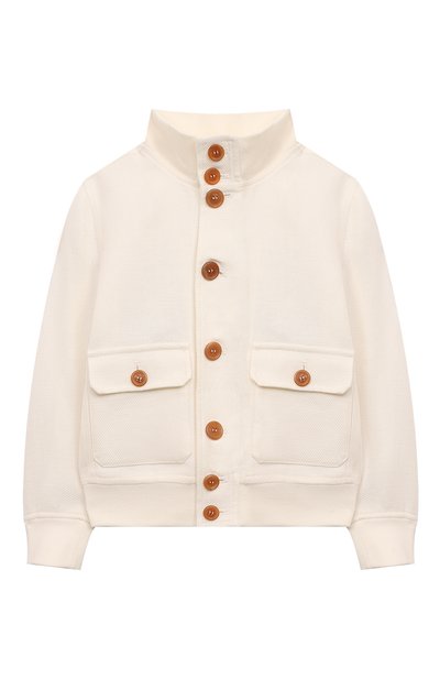 Бомбер изо льна и шерсти BRUNELLO CUCINELLI, арт. BW4820956A, фото 1