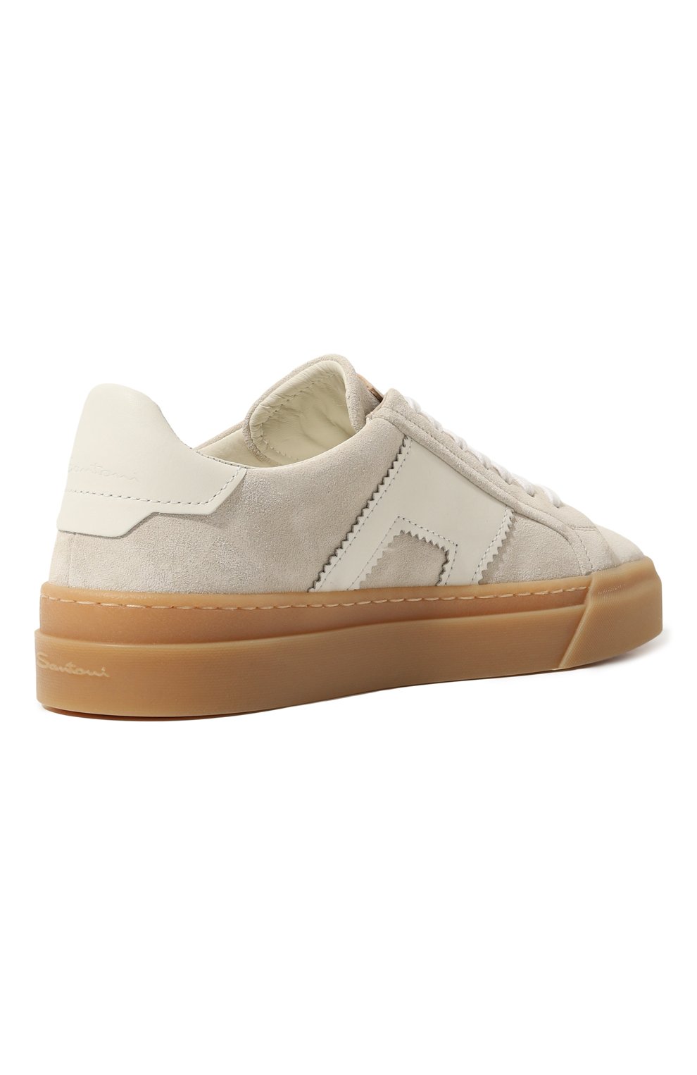 Замшевые кеды SANTONI, арт. WBGT61127FARGTW9, фото 5