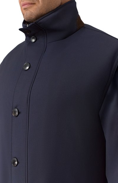 Шерстяное пальто с подкладкой из овчины ANDREA CAMPAGNA, арт. 25U692-GQ4L1S31, фото 5