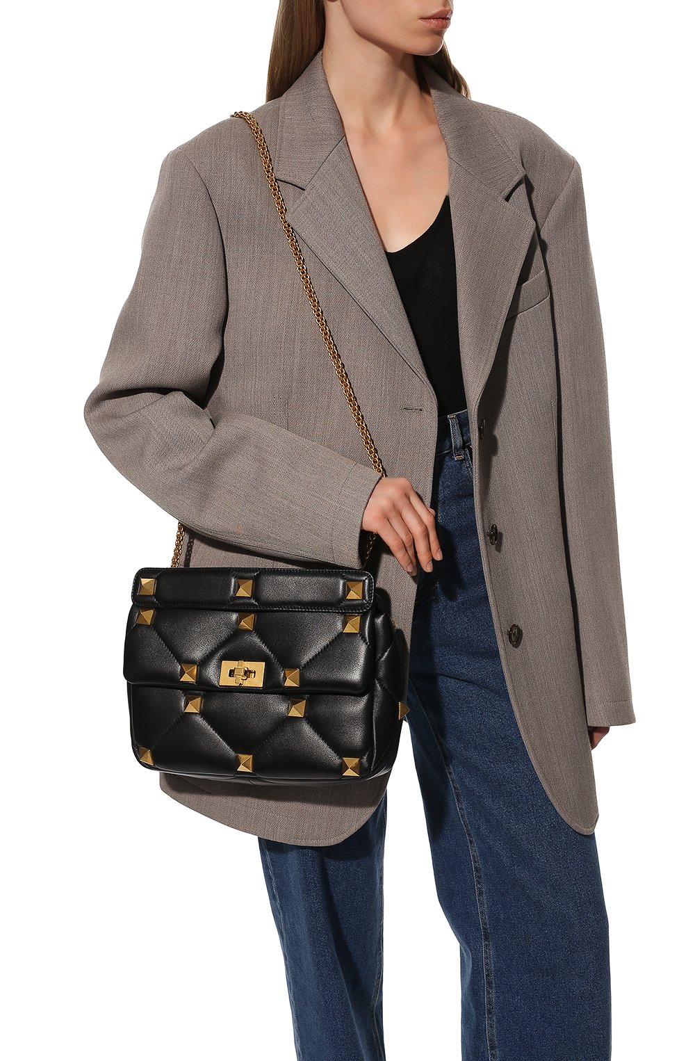 Сумка roman stud large VALENTINO, арт. VW0B0I60/BSF, фото 2