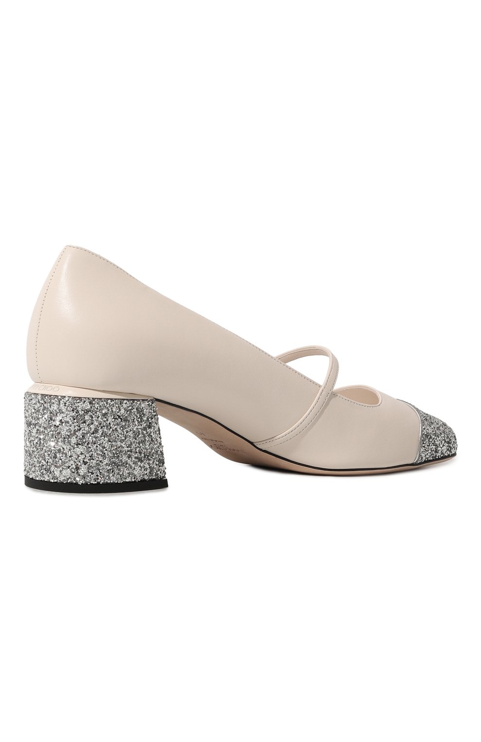Комбинированные туфли elisa 45 JIMMY CHOO кремового цвета по цене 69950 руб., арт. ELISA 45/PJE, фото 5 Комбинированные туфли elisa 45 JIMMY CHOO, арт. ELISA 45/PJE, фото 5
