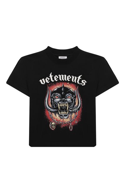 Хлопковая футболка VETEMENTS, арт. KA10TR420B