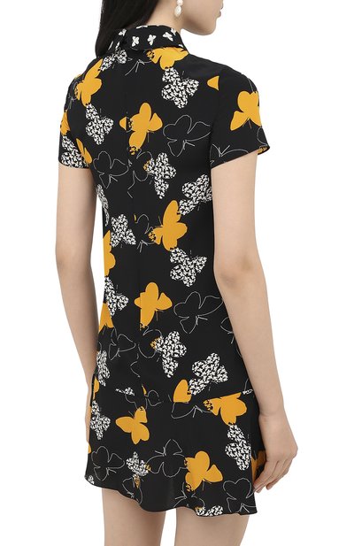 Шелковое платье REDVALENTINO разноцветного цвета по цене 79450 руб., арт. UR0VAF05/5EF, фото 4 Шелковое платье REDVALENTINO, арт. UR0VAF05/5EF, фото 4