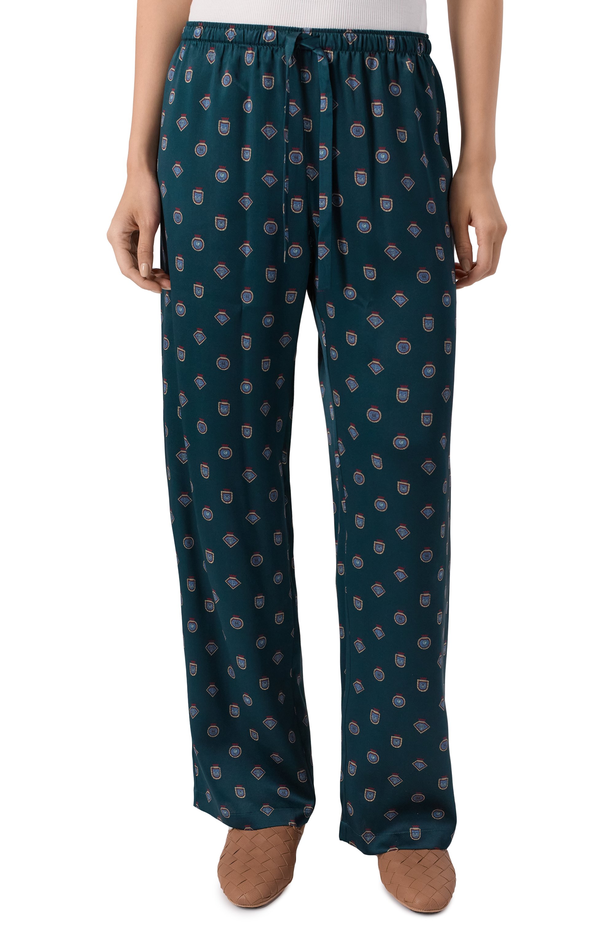 Шелковая пижама DEREK ROSE, арт. 2050-BRIN117, фото 5