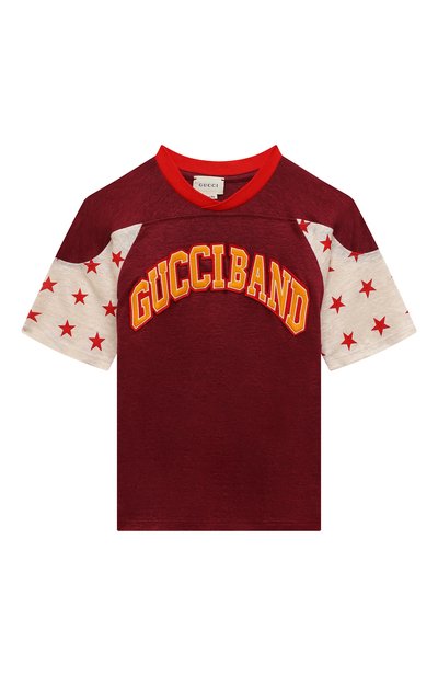 Льняная футболка GUCCI, арт. 591460 XJB3Y