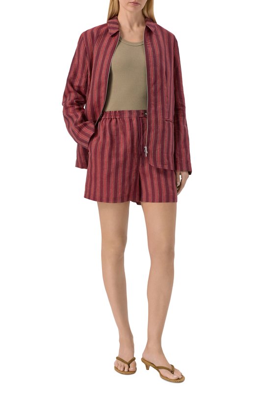 Майка из лиоцелла и хлопка Agolde A7368B1260 Хаки  A7368B1260 Фото 2