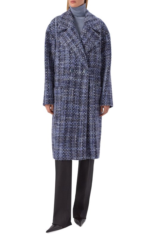 Пальто из кашемира и шелка MVST M25.1PW.C004/UBERTIN0 1177 Синий  M25.1PW.C004/UBERTIN0 1177 Фото 3