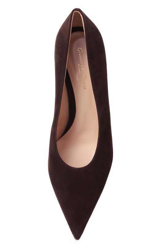 Замшевые туфли Robbie 55 Gianvito Rossi G22273.55RIC.CAMM0KA Коричневый  G22273.55RIC.CAMM0KA Фото 6