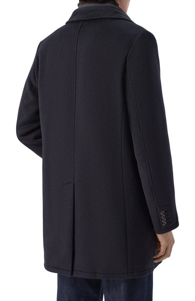 Утепленное пальто GIMO'S темно-синего цвета по цене 145500 руб., арт. 6W20.U.440.605, фото 4 Утепленное пальто GIMO'S, арт. 6W20.U.440.605, фото 4