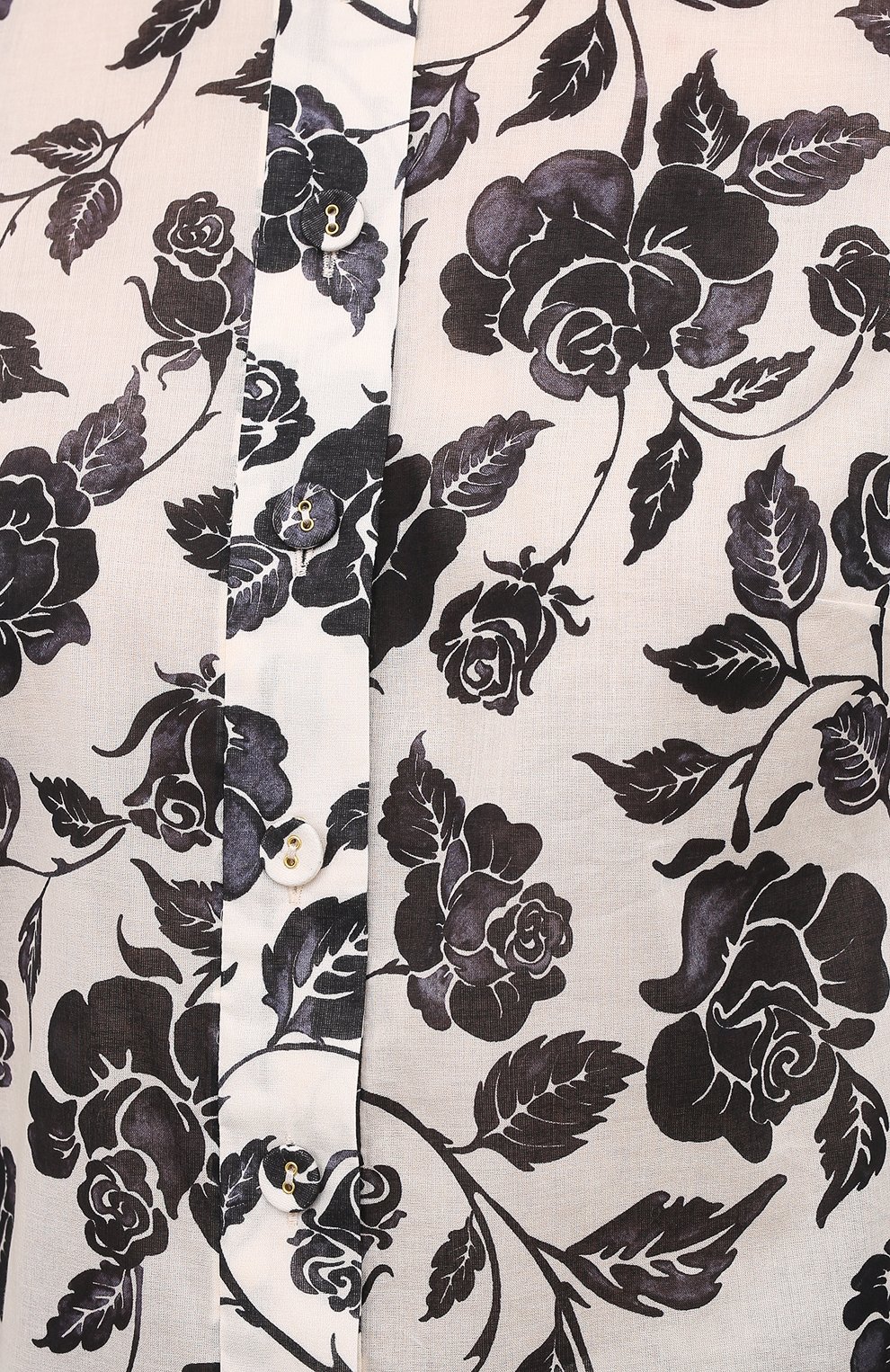 Хлопковая рубашка ZIMMERMANN черно-белого цвета по цене 53500 руб., арт. 9857TAND, фото 5 Хлопковая рубашка ZIMMERMANN, арт. 9857TAND, фото 5